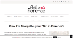 Desktop Screenshot of girlinflorence.com